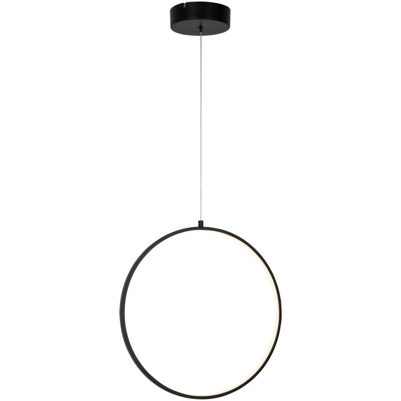 Lampa wisząca GoodHome Samana 1100 lm 3000 K czarna
