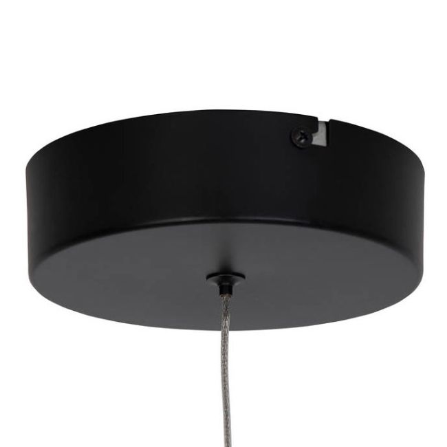 Lampa wisząca GoodHome Samana 1100 lm 3000 K czarna
