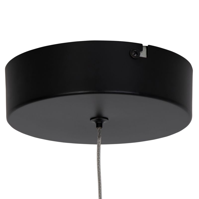 Lampa wisząca GoodHome Samana 1100 lm 3000 K czarna