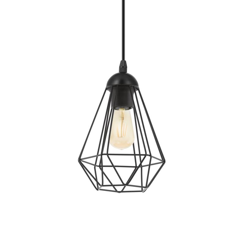 Lampa wisząca GoodHome Smertrio 1-punktowa E27 czarna