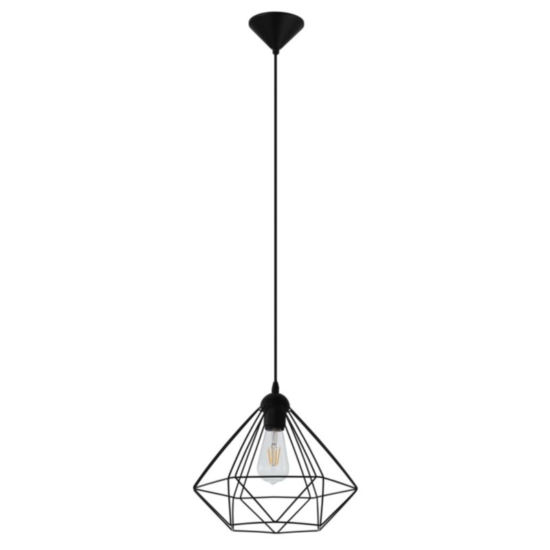 Lampa wisząca GoodHome Smertrio 1-punktowa E27 IP20 33 cm czarna