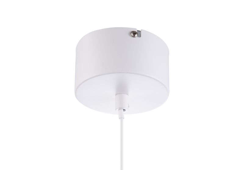 Lampa wisząca GoodHome Songor 1-punktowa E27 28 cm opal