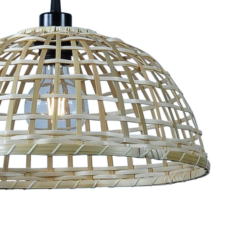 Lampa wisząca GoodHome Songor 1 x 60 W E27 38 cm bambus