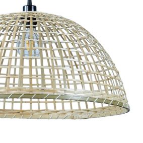 Lampa wisząca GoodHome Songor 1 x 60 W E27 58 cm bambus