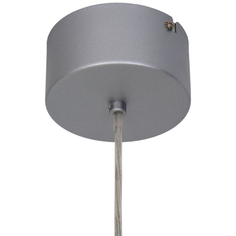 Lampa wisząca GoodHome Syenite 1-punktowa E27 16 cm srebrna