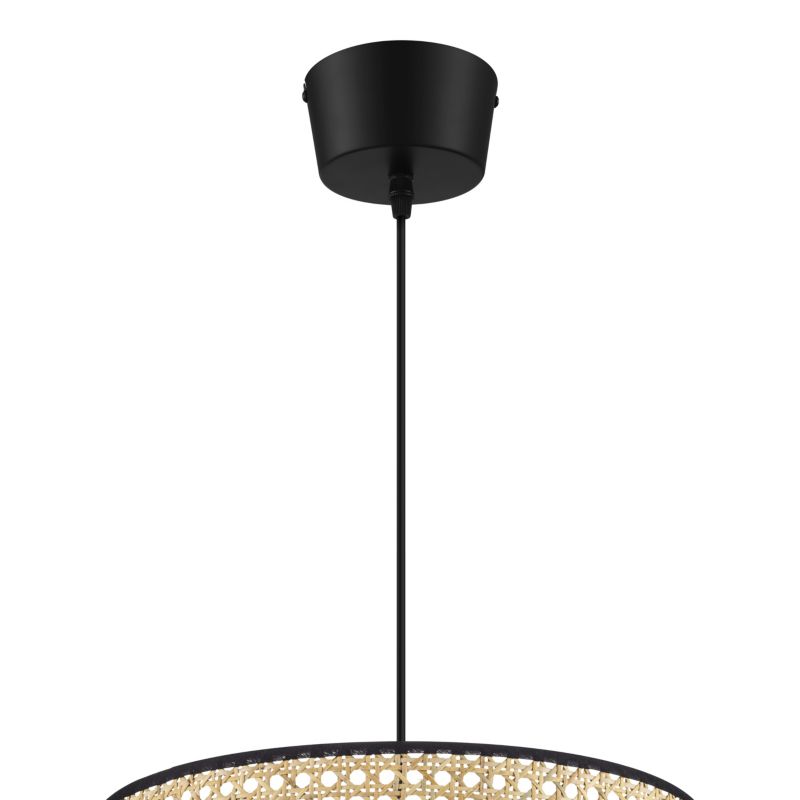 Lampa wisząca GoodHome Tonkin 1 X E27 rattan