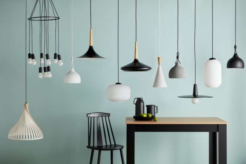 Lampa wisząca GoodHome Walgis 1-punktowa 30 W E27 chrom / biała