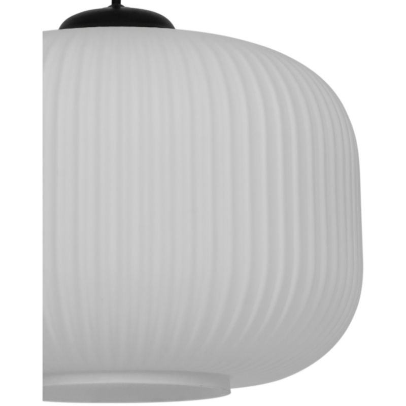 Lampa wisząca GoodHome Walgis 1-punktowa 30 W E27 chrom / biała