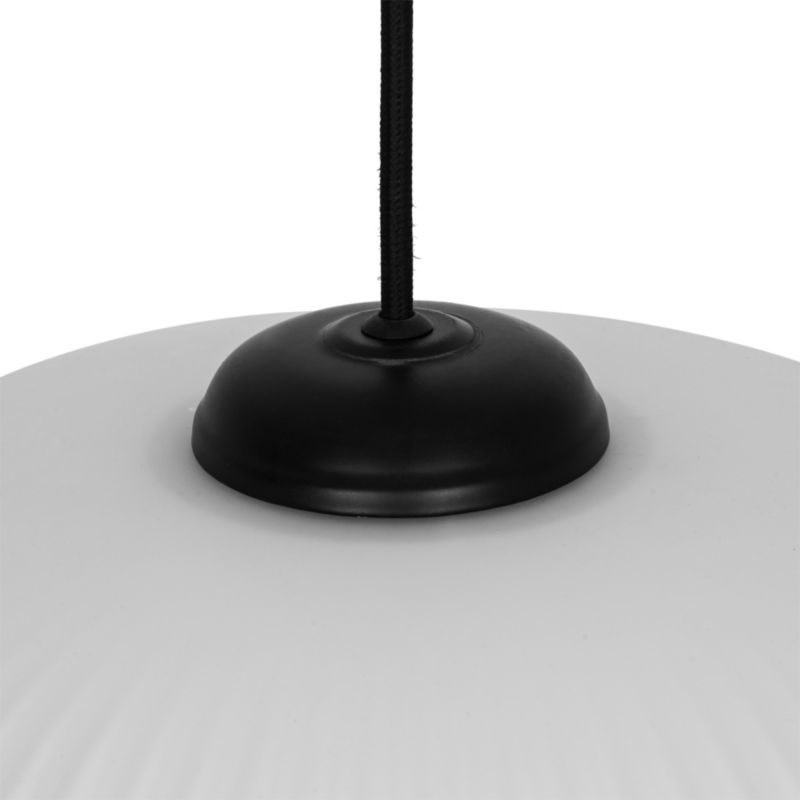 Lampa wisząca GoodHome Walgis 1-punktowa 30 W E27 chrom / biała