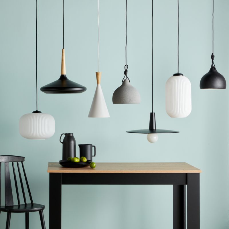 Lampa wisząca GoodHome Walgis 1-punktowa 30 W E27 chrom / biała