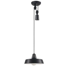 Lampa wisząca GoodHome Yarra 1-punktowa E27 czarna