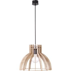 Lampa wisząca Isola M 1 x 60 W E27 dąb