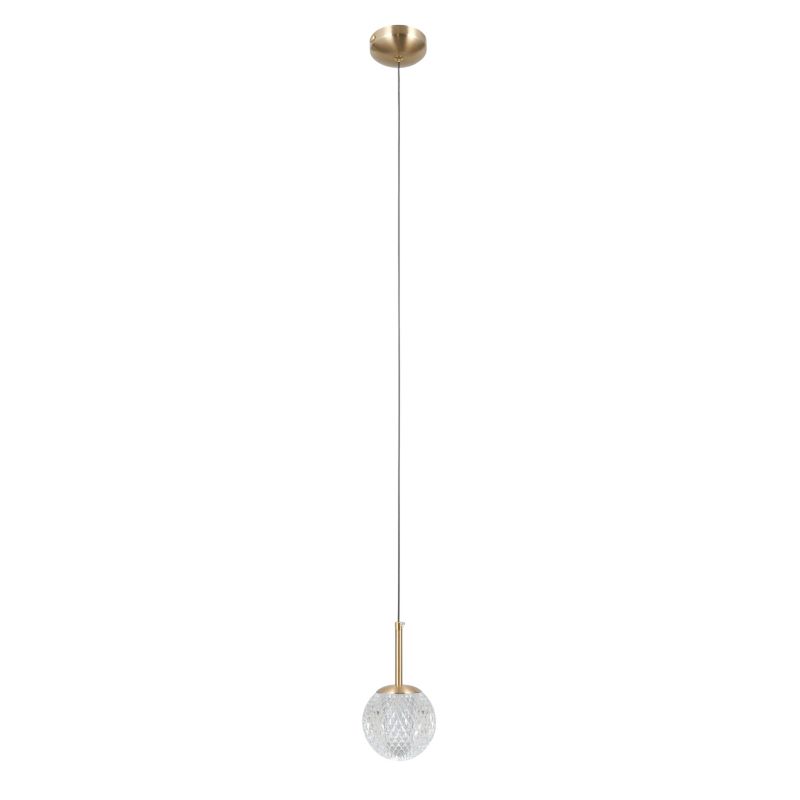 Lampa wisząca Italux Padri 1 x G9 złota