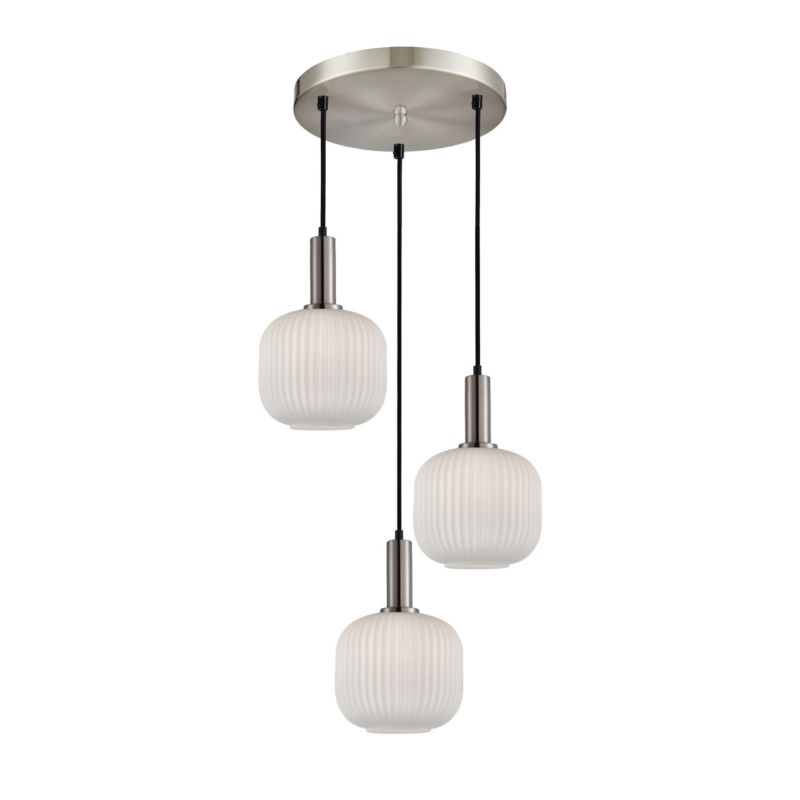 Lampa wisząca Italux Penzi 3 xE27 chrom