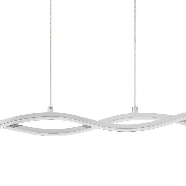 Lampa wisząca LED GoodHome Alani 2-punktowa 28 W chrom