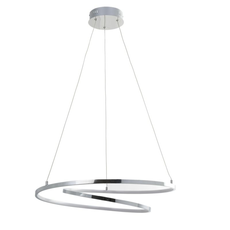 Lampa wisząca LED GoodHome Pegmati 2000 lm 58 cm chrom DIM