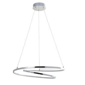 Lampa wisząca LED GoodHome Pegmati 2000 lm 58 cm chrom DIM