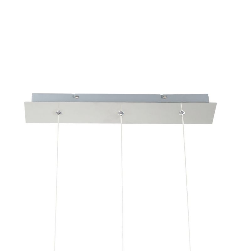 Lampa wisząca LED GoodHome Rossak 3-punktowa 1050 lm chrom