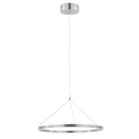 Lampa wisząca LED GoodHome Taphao 1-punktowa 36 W chrom