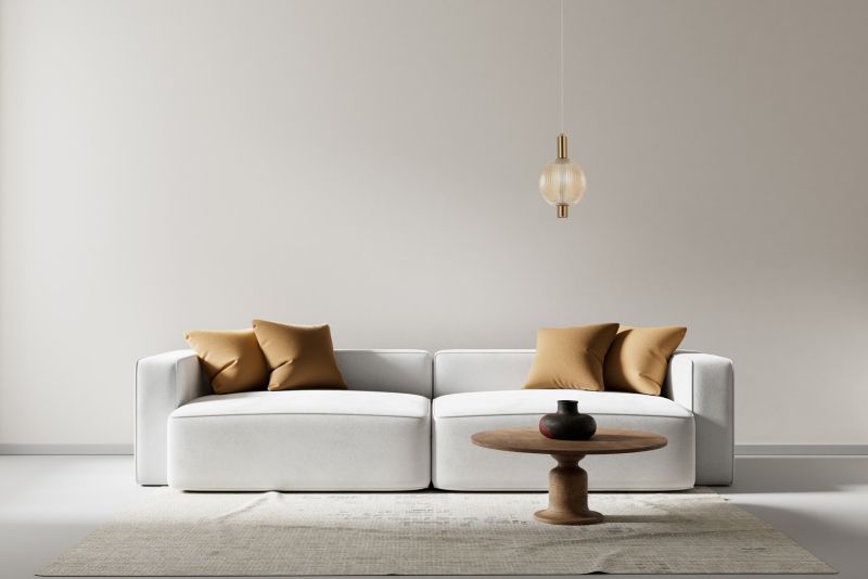 Lampa wisząca LED Italux Lenti 7 W bursztynowa