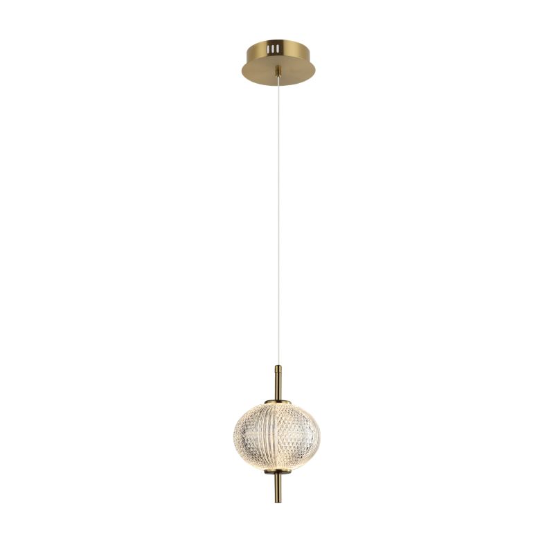Lampa wisząca LED Lazie - 1 3000 K złota