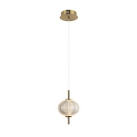 Lampa wisząca LED Lazie - 1 3000 K złota