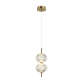 Lampa wisząca LED Lazie - 2 3000 K złota