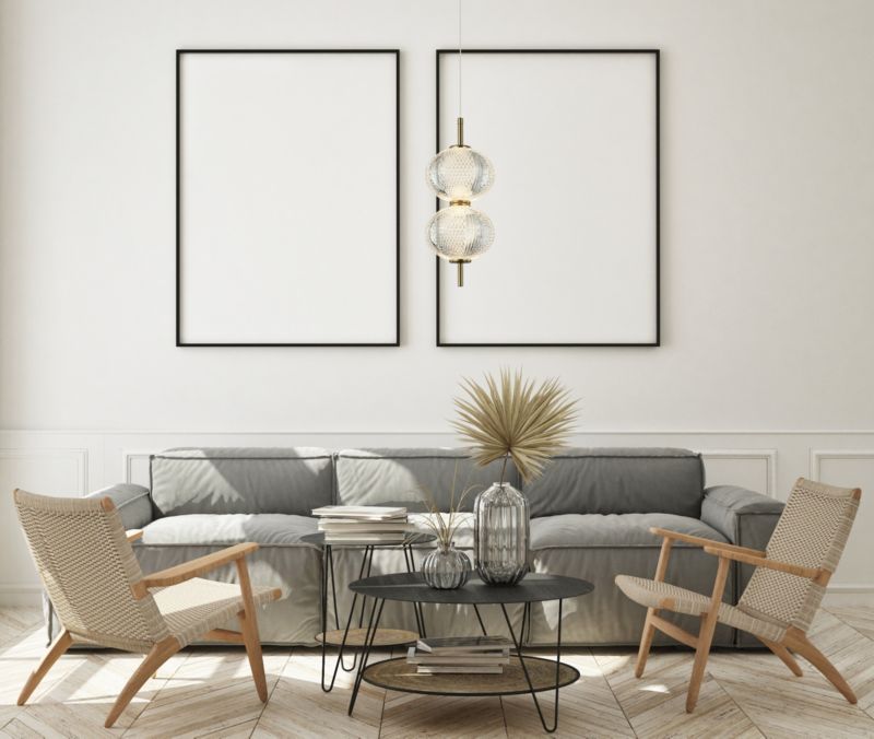 Lampa wisząca LED Lazie - 2 3000 K złota