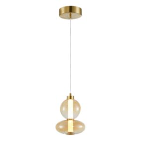 Lampa wisząca LED Milagro Daphne 12 W amber
