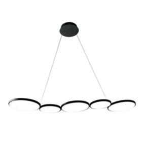 Lampa wisząca LED Milagro Olympia 50 W czarna