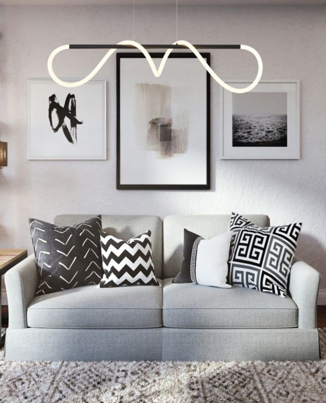 Lampa wisząca LED Savanah 28 W czarna