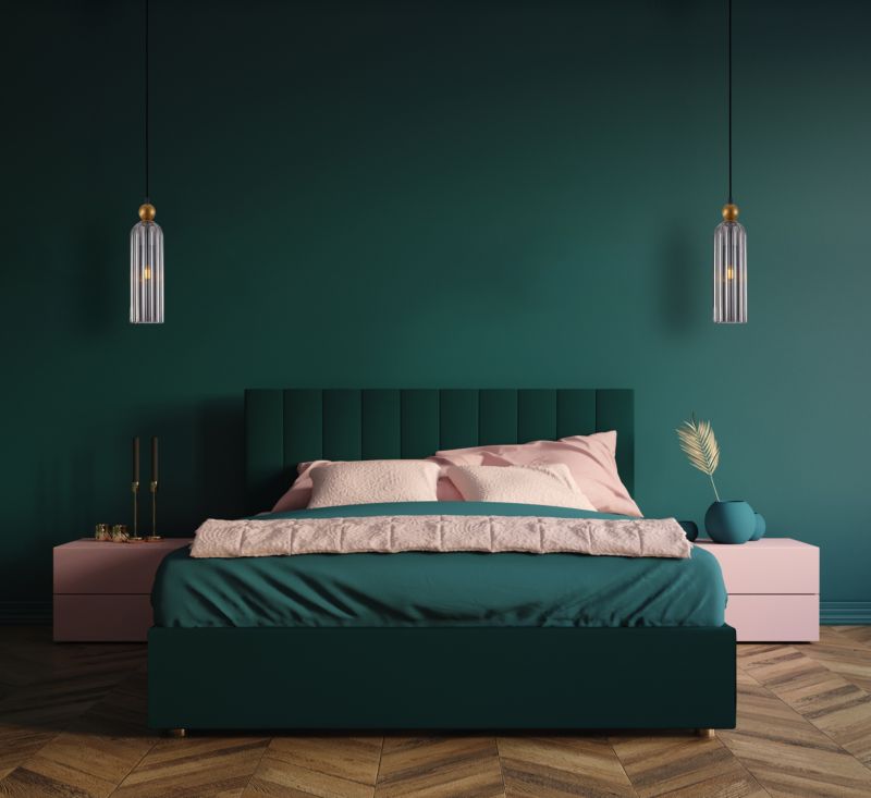 Lampa wisząca Levie 1 x E27 złota/smoky glass