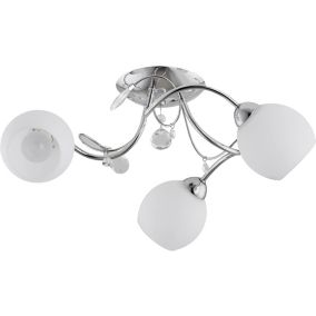 Lampa wisząca Livia 3 x E14 chrom