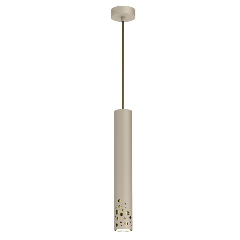 Lampa wisząca Luminex Altro Buble 1 x GU10 beżowa/złota