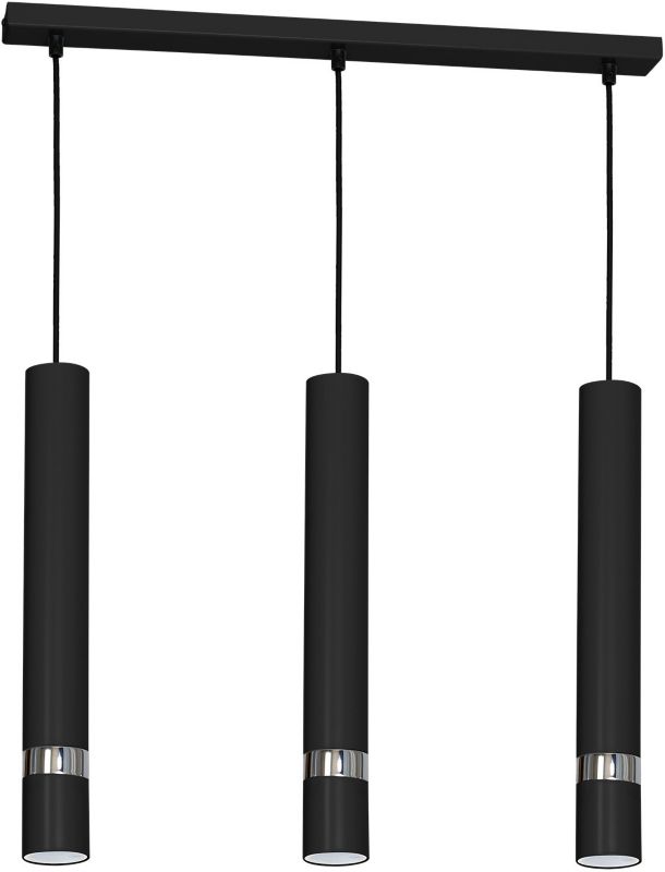 Lampa wisząca Luminex Joker 3 x 8 W GU10 black