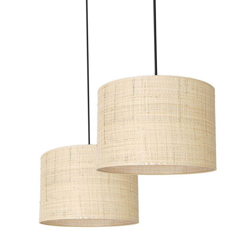 Lampa wisząca Luminex Spindel 3 x E27 rattan