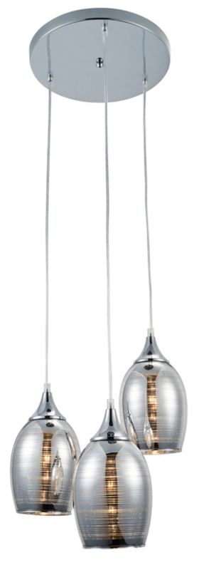 Lampa wisząca Marina 3 x 60 W E27 chrom
