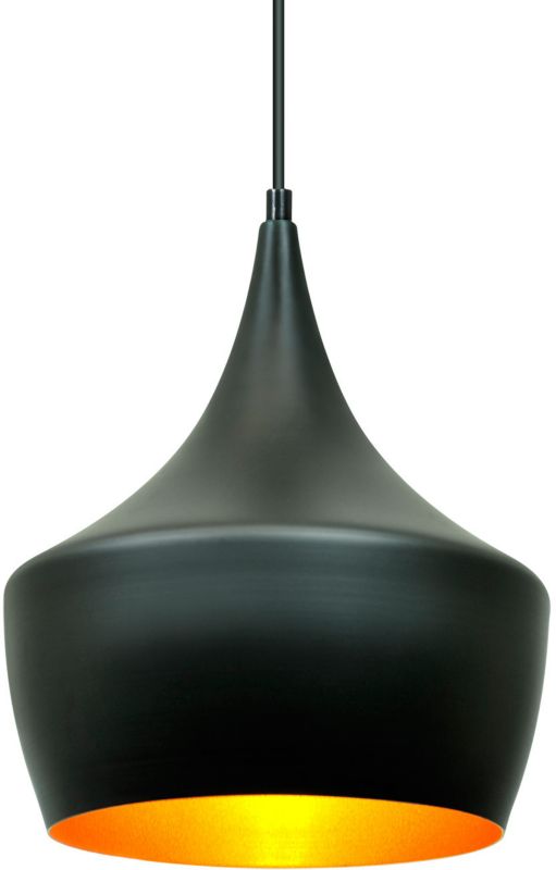 Lampa wisząca Modern 4 1 x 20 W E27 czarno-złota