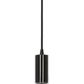 Lampa wisząca Moderna 1 x 60 W E27 shiny black