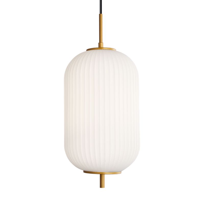 Lampa wisząca Olmeto 1 x E27 oval biała