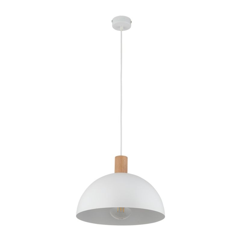 Lampa wisząca Oslo 1 x E27 biała