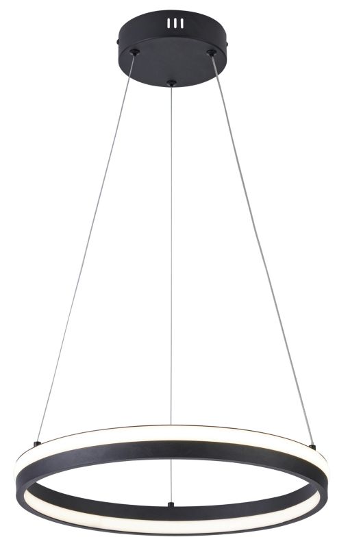 Lampa wisząca Proxima 2400 lm 3000 - 4000 K czarna