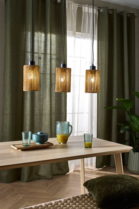 Lampa wisząca Reality Tensa 1-punktowa 11 cm E27 brązowa