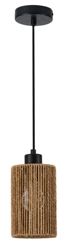 Lampa wisząca Reality Tensa 1-punktowa 11 cm E27 brązowa