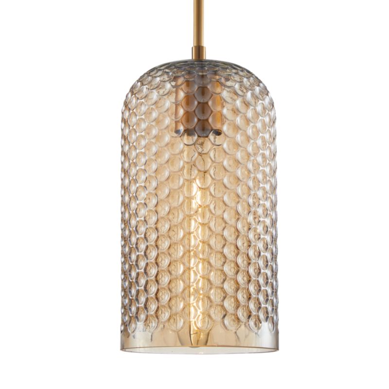 Lampa wisząca Renti 1 x E27 amber