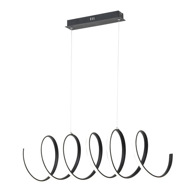 Lampa wisząca Ribbon 3200 lm 4000 K czarny mat