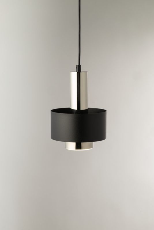 Lampa wisząca Rif Lux 1-punktowa GX52 czarno / srebrna