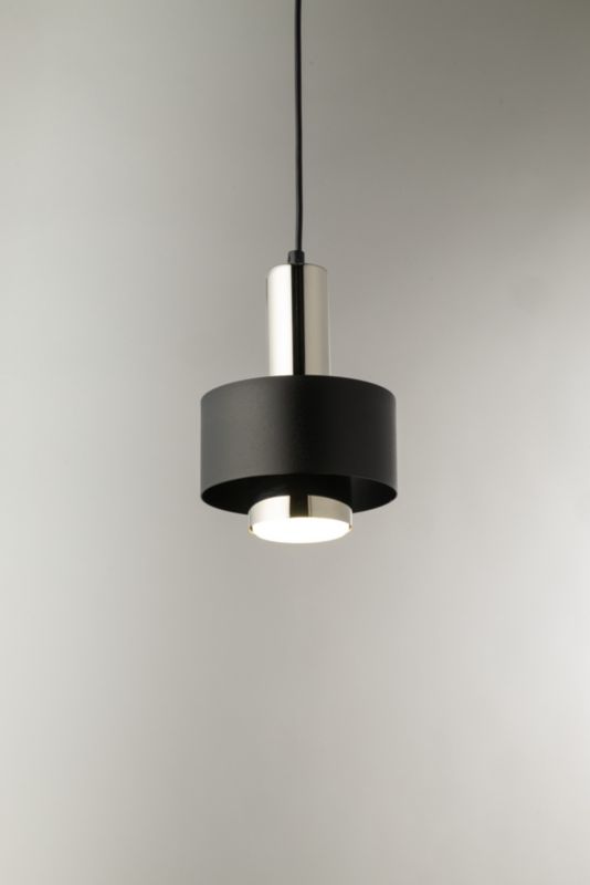 Lampa wisząca Rif Lux 1-punktowa GX52 czarno / srebrna