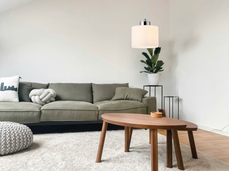 Lampa wisząca Riva 1 x E27 chrom