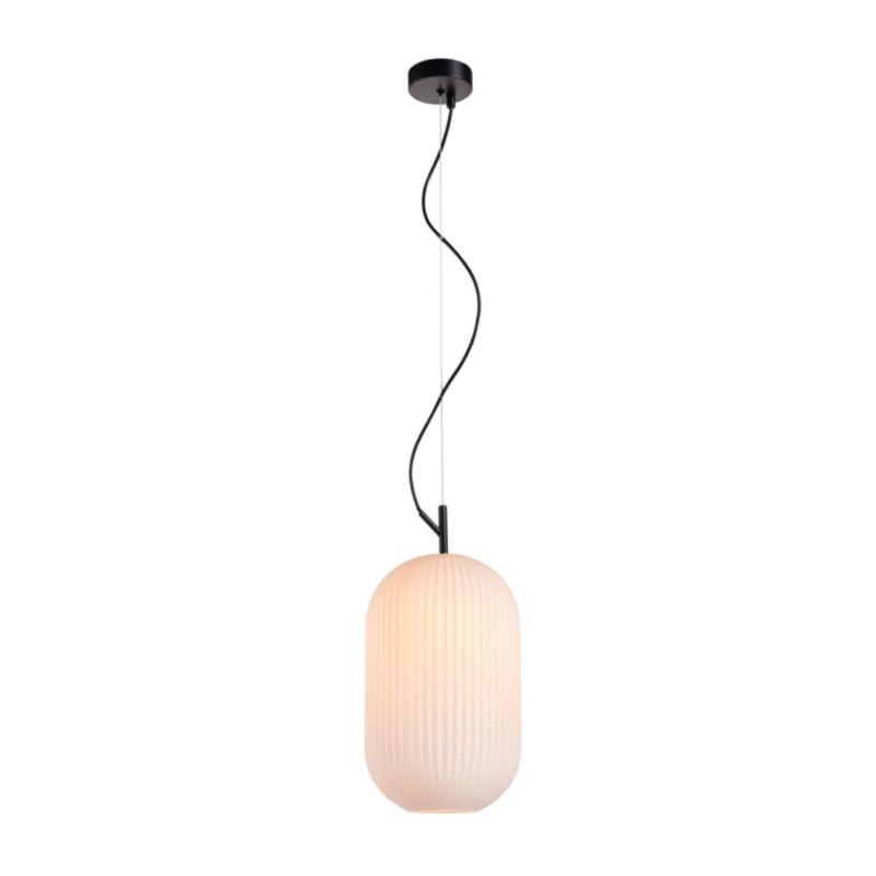 Lampa wisząca Rues 1 x E27 opal